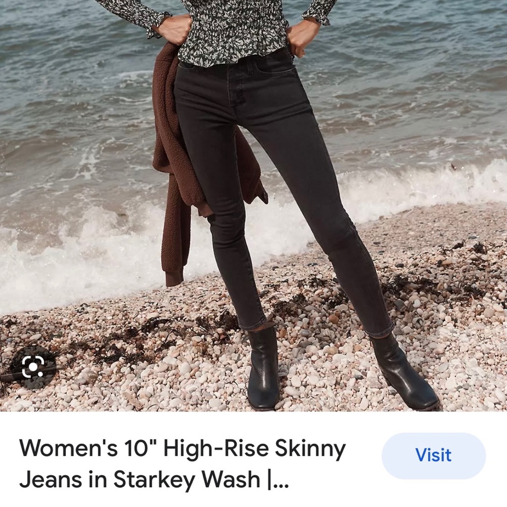 Madewell 10’’ High Rise Jeans in Starkey Wash